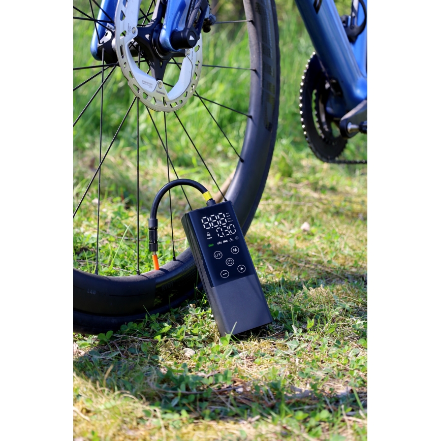 Digital fickkompressor 2000 mAh 5V svart