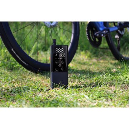 Digital fickkompressor 2000 mAh 5V svart