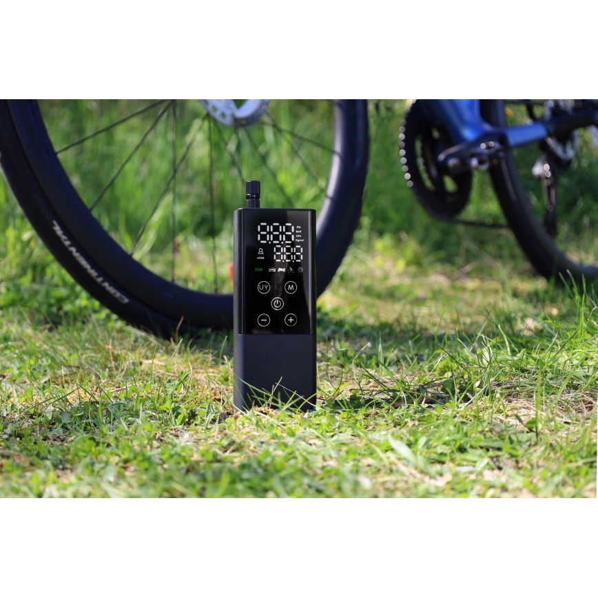 Digital fickkompressor 2000 mAh 5V svart