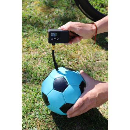 Digital fickkompressor 2000 mAh 5V svart