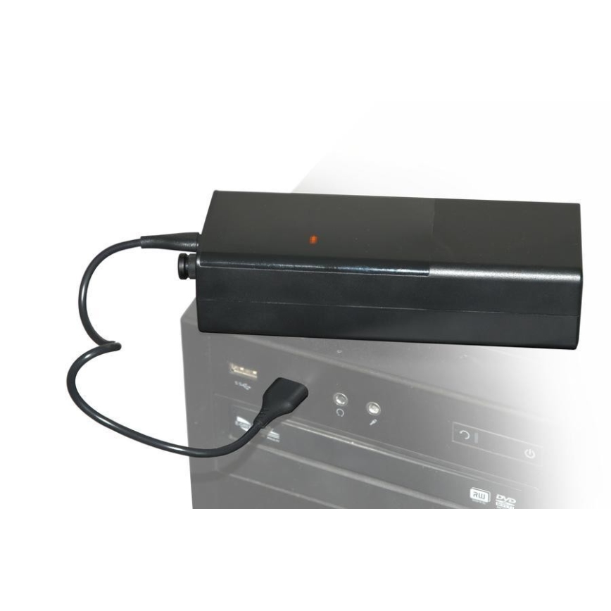 Digital fickkompressor 4000 mAh 5V svart