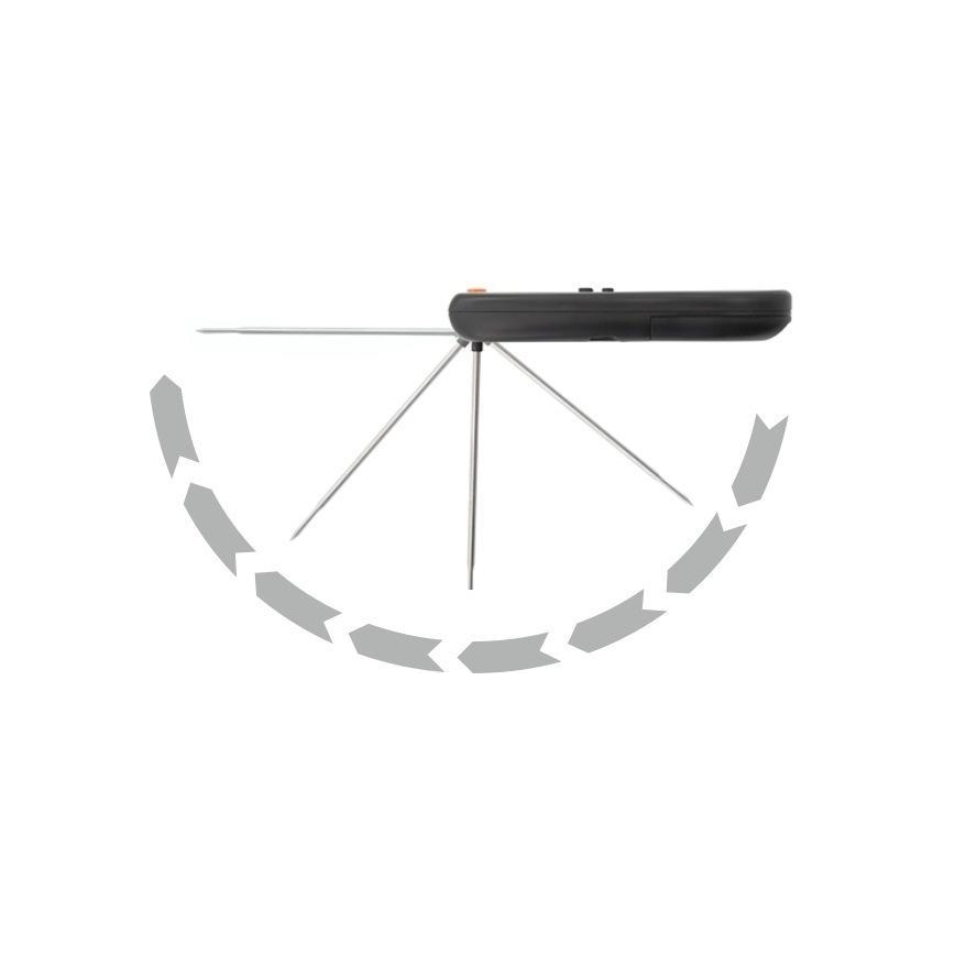 Digitalt vikbart kötttermometer 0-300°C 2xAAA