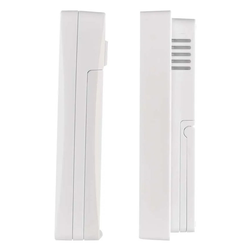 Digital termometer med hygrometer, 2×AAA, vit