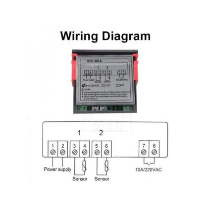 Digital termostat 3W/230V