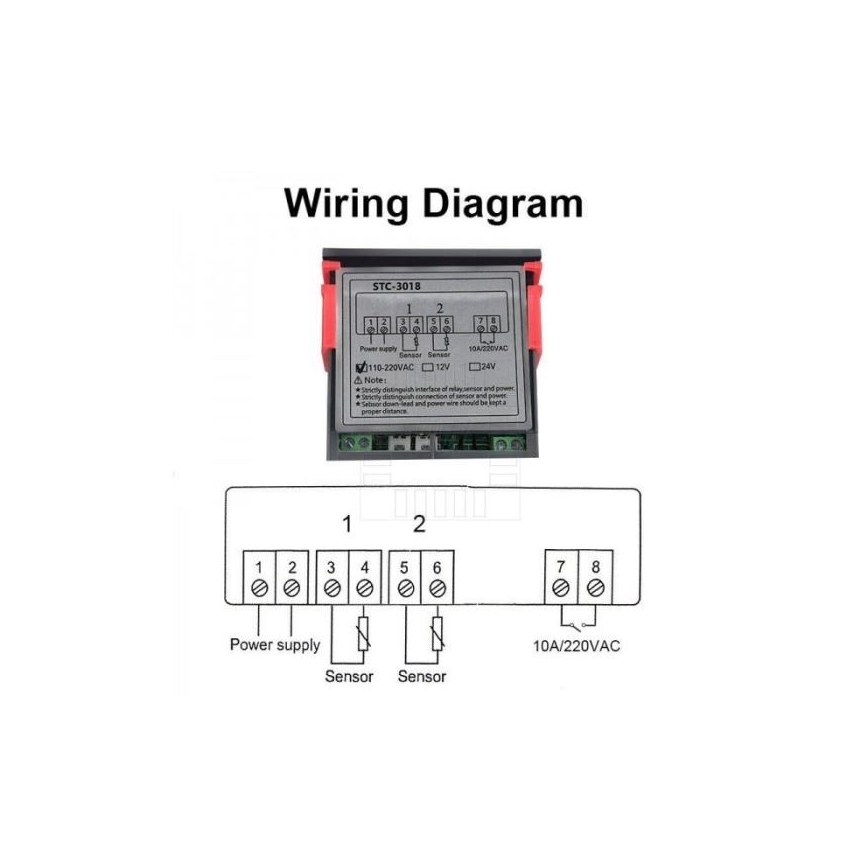 Digital termostat 3W/230V