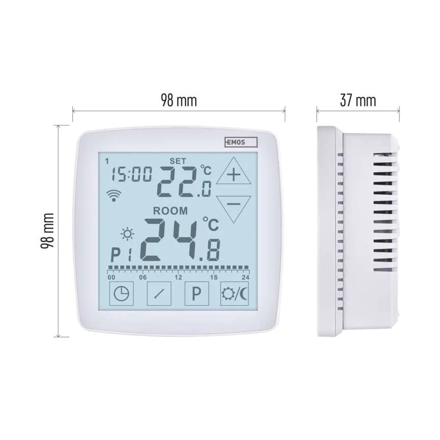 Digital termostat GoSmart 230V/16A Wi-Fi
