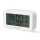 Digital väckarklocka med termometer och hygrometer, 2xAA, vit