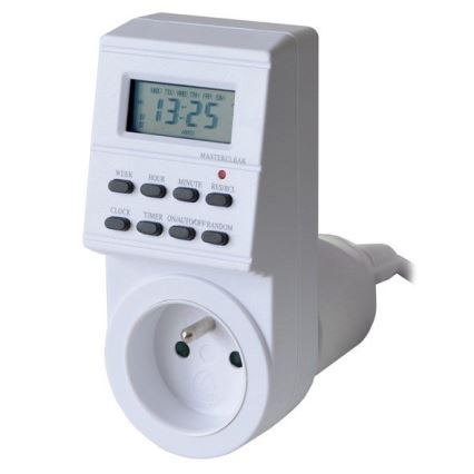 Digital veckotimer 16A/230V 200 mAh