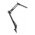 Dimbar beröringsstyrd flexibel LED-bordslampa med klämma LED/10W/5/230V 3000/4000/6000K svart