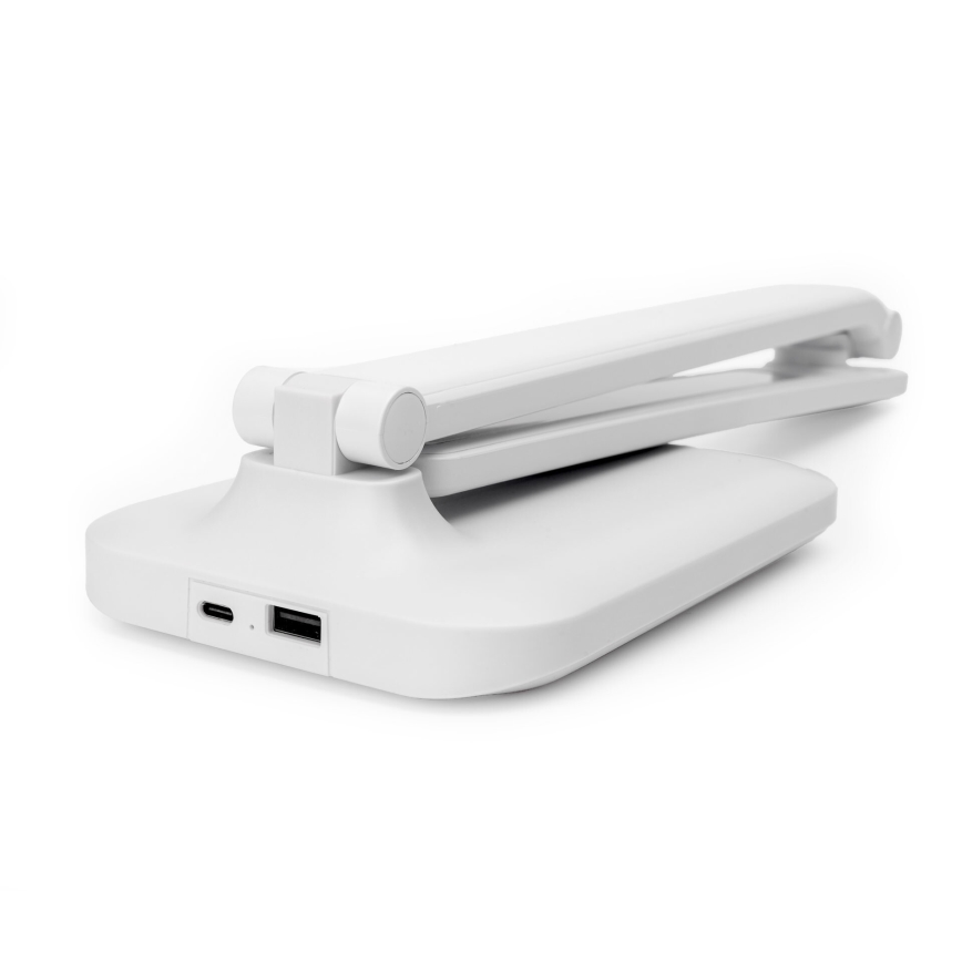Dimbar LED-bordslampa med touchfunktion och USB-port REMUS LED/5W/230V vit