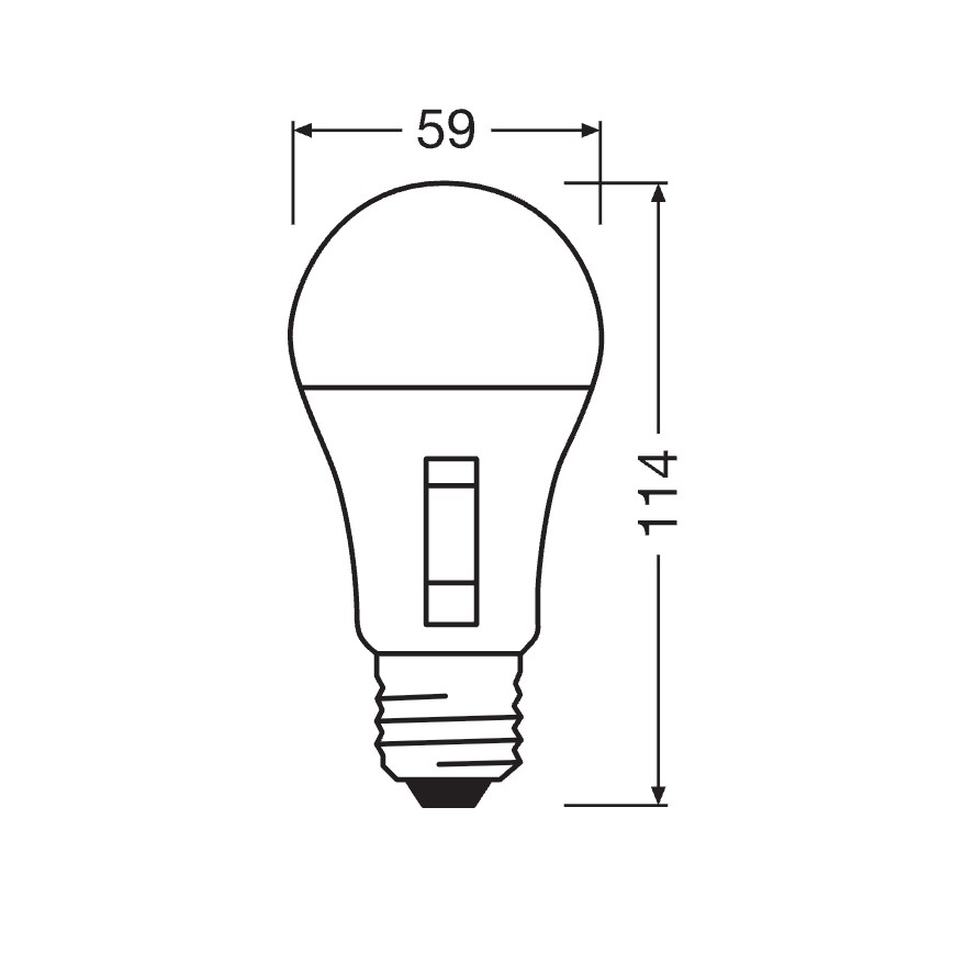 Dimbar LED-glödlampa CLASSIC A60 E27/8,8W/230V 2700/3000/4000/6500K - Osram
