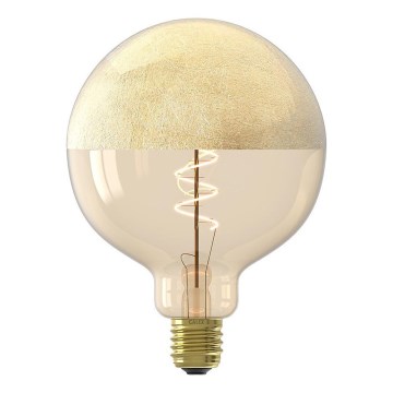 Dimbar LED-glödlampa med guldtopp FILAMENT G125 E27/4W/230V 1800K CRI 90