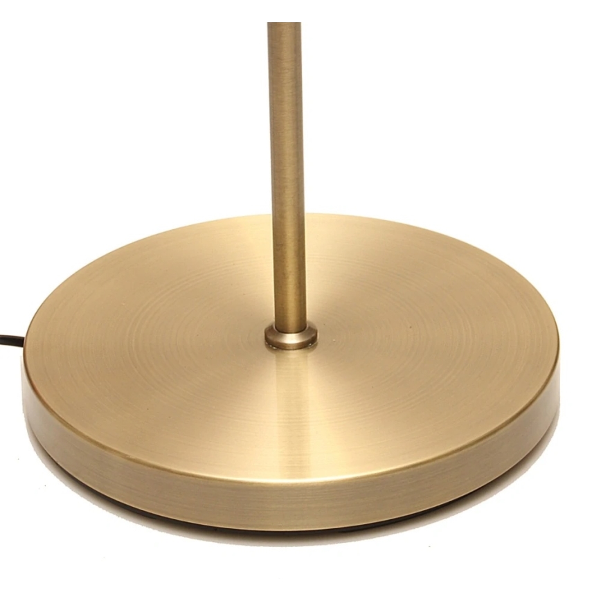 Dimmbar LED-golvlampa NORA LED/25W/230V 2200/3000/4000K + LED/5W 3000K guld + fjärrkontroll