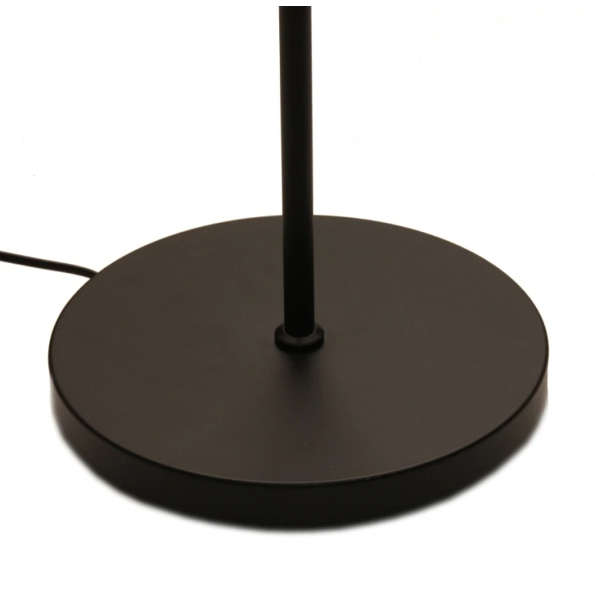 Dimbar LED-golvlampa NORA LED/25W/230V 2200/3000/4000K + LED/5W 3000K svart + fjärrkontroll