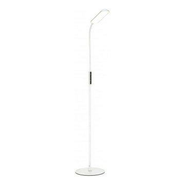 Dimbar LED golvlampa TEILO LED/10W/230V 3000/4000/6500K vit + fjärrkontroll