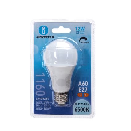 Dimbar LED-lampa A60 E27/12W/230V 6500K - Aigostar