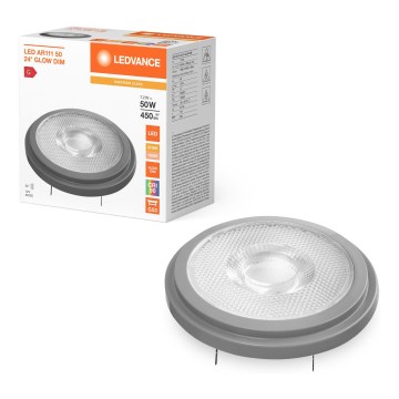 Dimbar LED-lampa AR111 G53/7,2W/12V 1800-2700K 24° CRI 90 - Ledvance