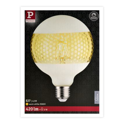 Dimbar LED-lampa CLASSIC G125 E27/4,5W/230V 2500K - Paulmann 28770