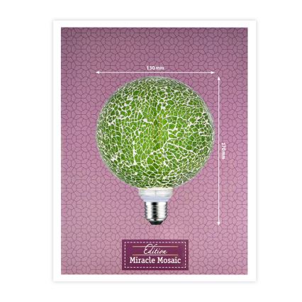 Dimbar LED-lampa mosiak G125 E27/5W/230V 2700K - Paulmann 28747