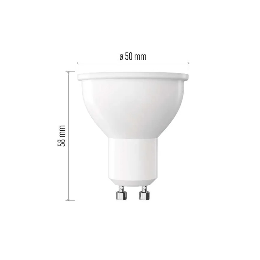 Dimbar LED-lampa MR16 GU10/7W/230V 4000K