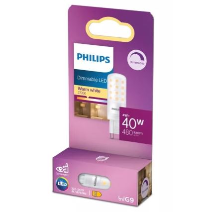 Dimbar LED-lampa Philips G9/4W/230V 2700K