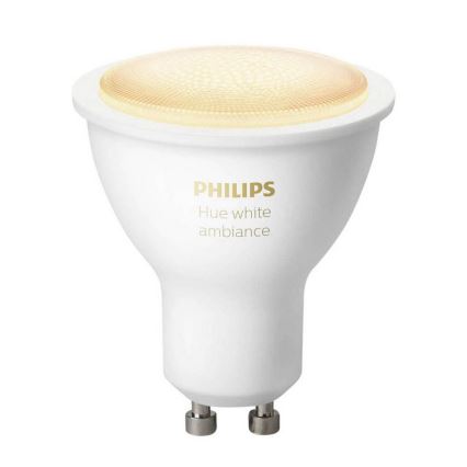 Dimbar LED-lampa Philips Hue Vit AMBIANCE 1xGU10/4,3W/230V 2200-6500K