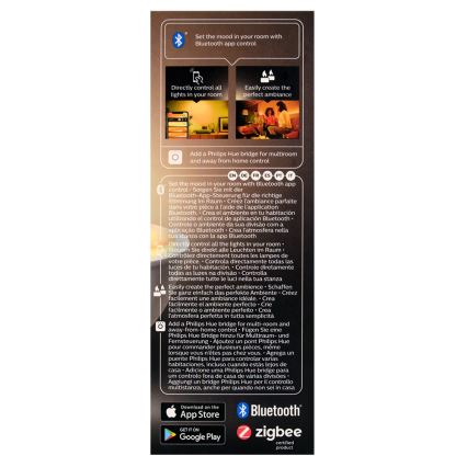 Dimbar LED-lampa Philips Hue Vit AMBIANCE 1xGU10/4,3W/230V 2200-6500K