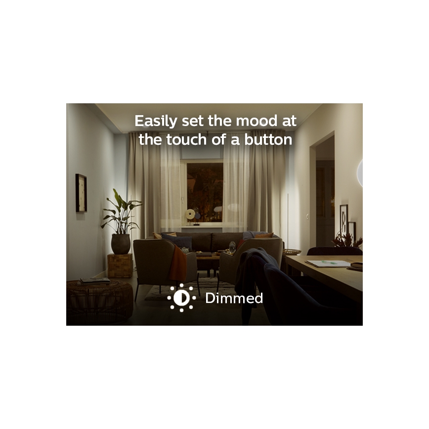 Dimbar LED-lampa Philips Hue Vit E14/5,5W/230V 2700K