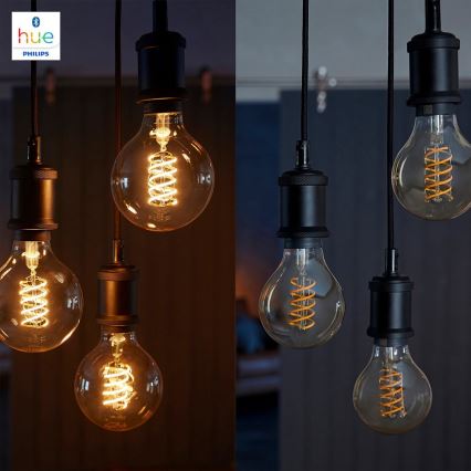 Dimbar LED-lampa Philips Hue Vit FILAMENT G93 E27/7W/230V 2100K