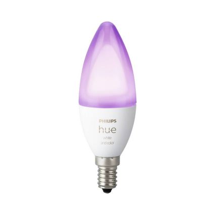 Dimbar LED-lampa Philips Hue Vit och Färgad E14/5,3W/230V 2200K - 6500K