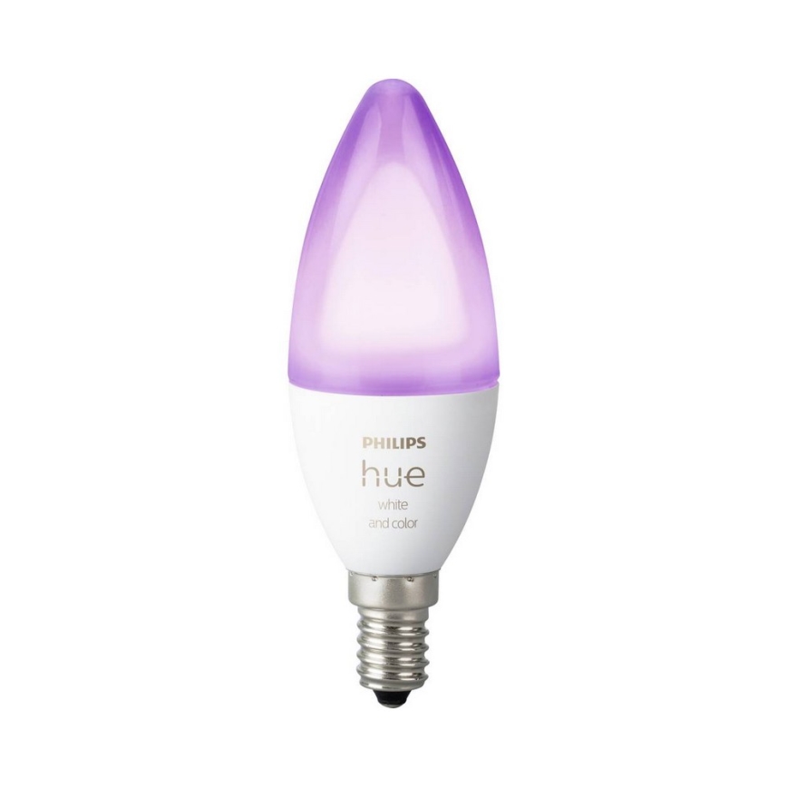 Dimbar LED-lampa Philips Hue Vit och Färgad E14/5,3W/230V 2200K - 6500K