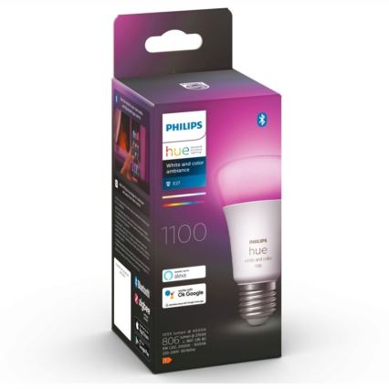 Dimmbar LED-lampa Philips Hue White And Color Ambiance A60 E27/9W/230V 2000-6500K
