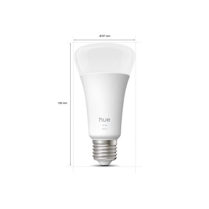 Dimbar LED-lampa Philips Hue WHITE E27/13,5W/230V 2700K