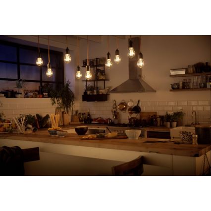 Dimbar LED-lampa  Philips Warm Glow E27/8W/230V 2200K-2700K 