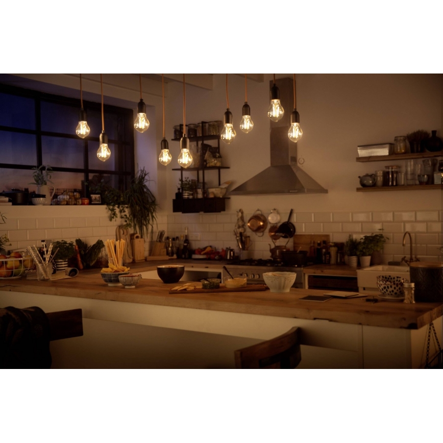 Dimbar LED-lampa  Philips Warm Glow E27/8W/230V 2200K-2700K 