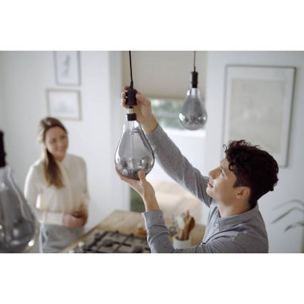 Dimbar LED-lampa SMOKY VINTAGE Philips A160 E27/6,5W/230V 4000K