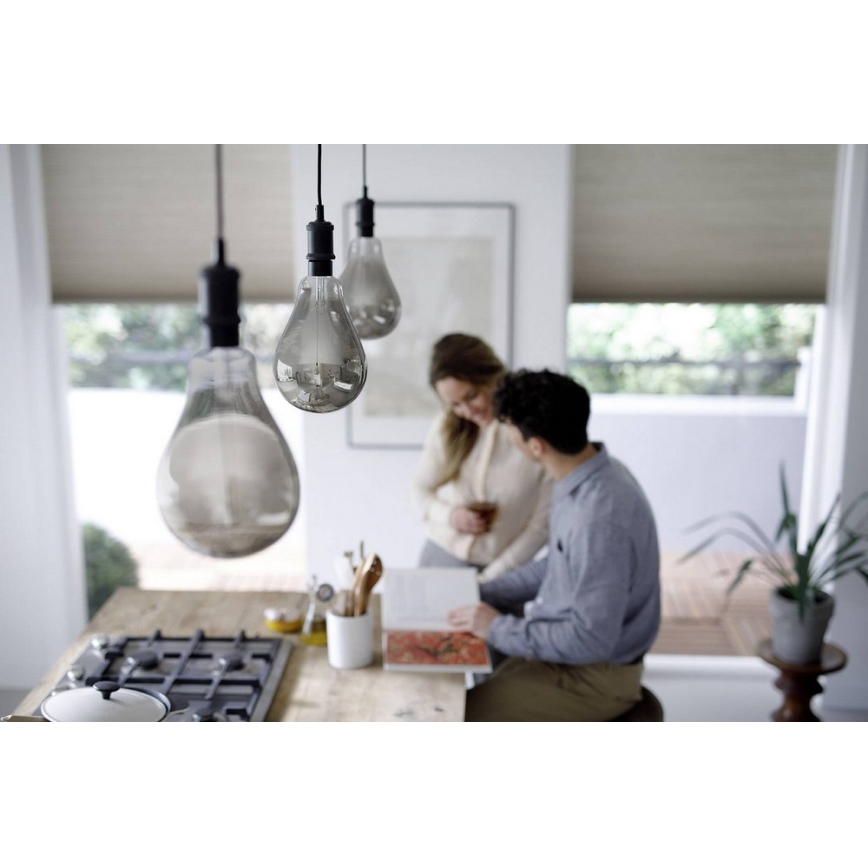 Dimbar LED-lampa SMOKY VINTAGE Philips A160 E27/6,5W/230V 4000K