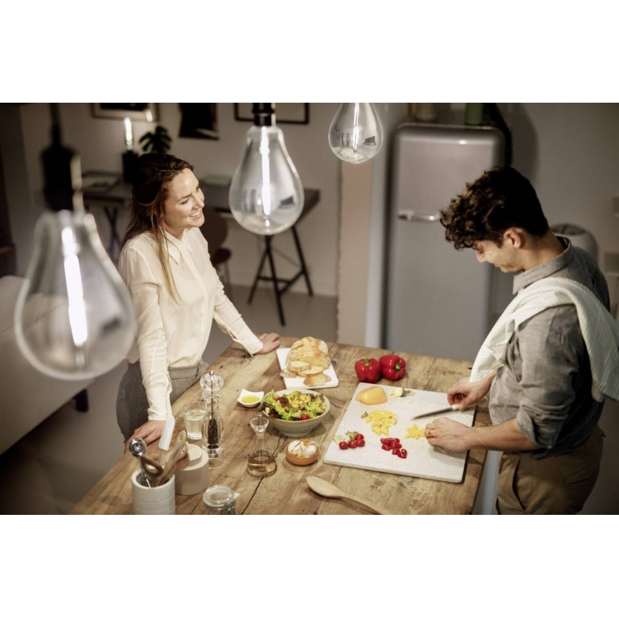 Dimbar LED-lampa SMOKY VINTAGE Philips A160 E27/6,5W/230V 4000K