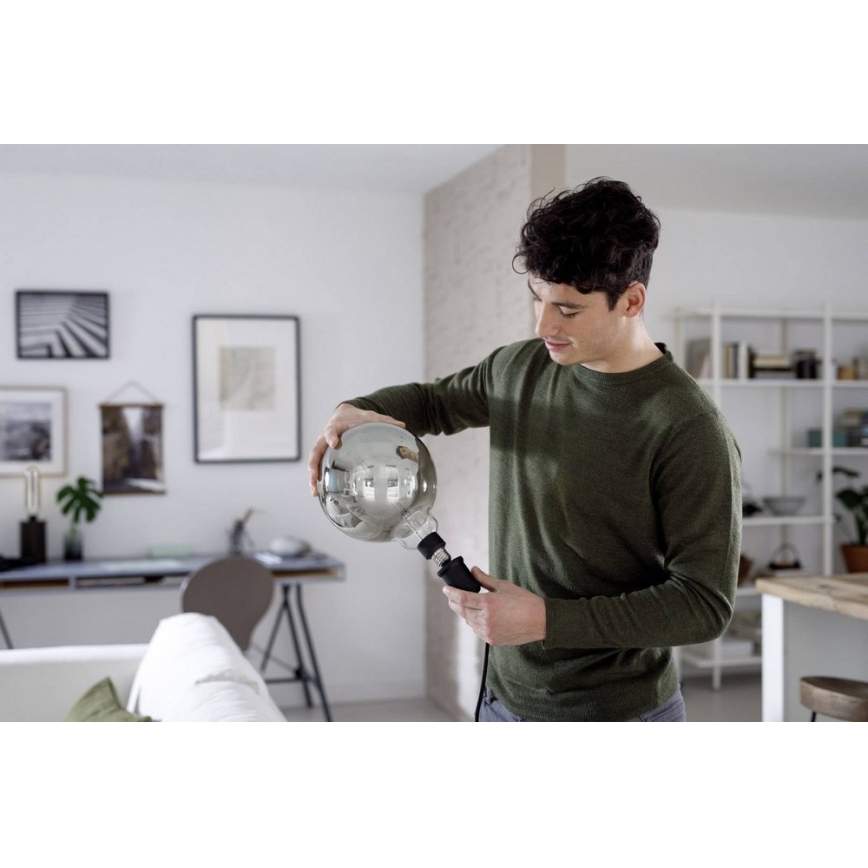 Dimbar LED-lampa SMOKY VINTAGE Philips G200 E27/6,5W/230V 4000K