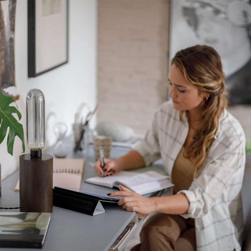 Dimbar LED-lampa SMOKY VINTAGE Philips T65 E27/6,5W/230V 4000K