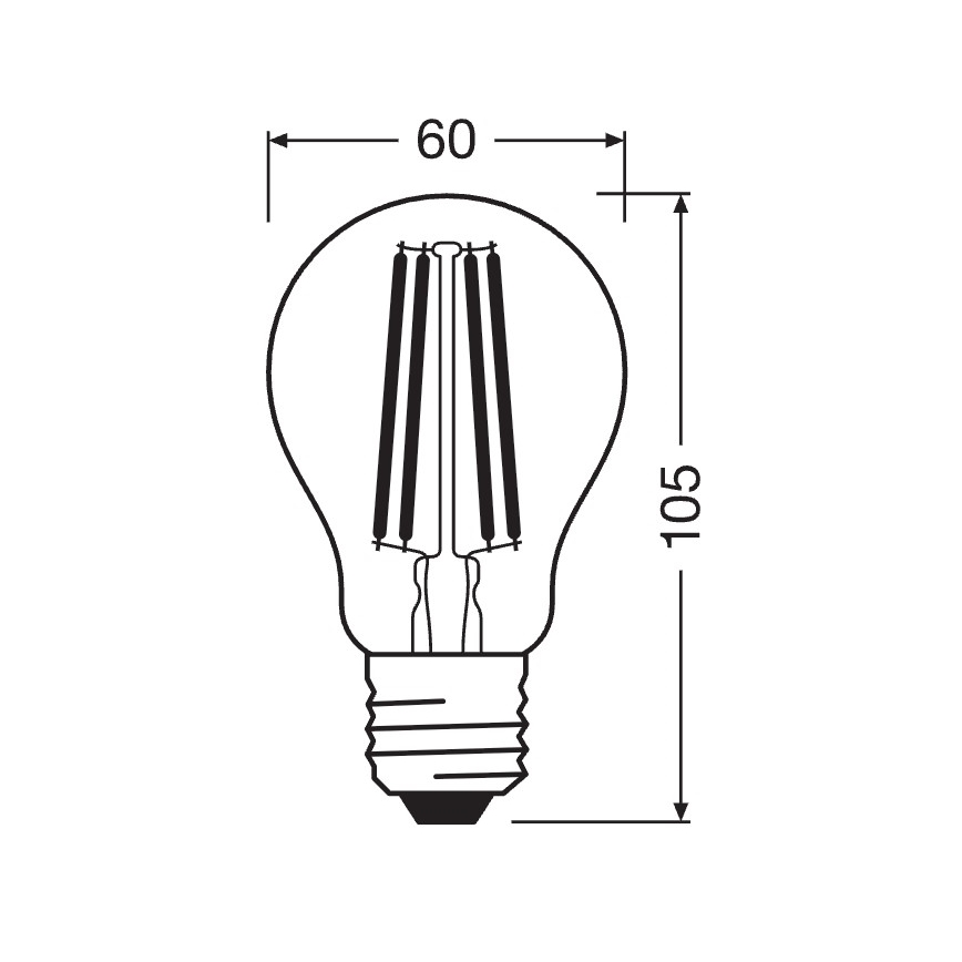 Dimbar LED-lampa SUPERSTAR VINTAGE E27/11W/230V 4000K - Osram