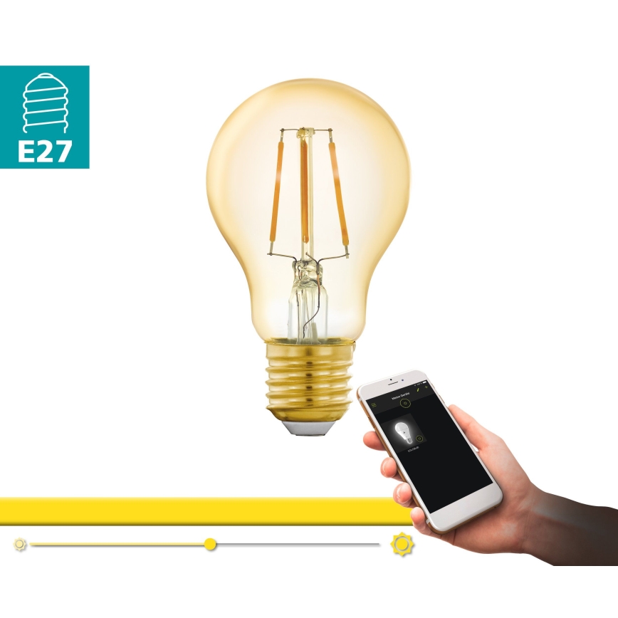 Dimbar LED-lampa VINTAGE E27/5.5W/230V 2,200K - Eglo 11864