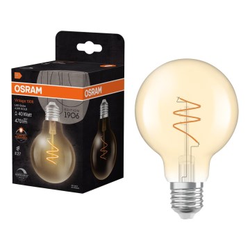 Dimbar LED-lampa VINTAGE FILAMENT E27/4,9W/230V 2200K CRI 90 - Osram
