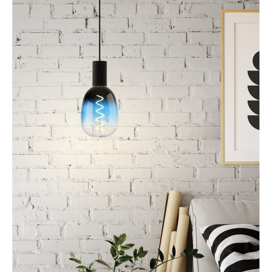 Dimbar LED-lampa VINTAGE T120 E27/4W/230V 2000K blå - Eglo 110224
