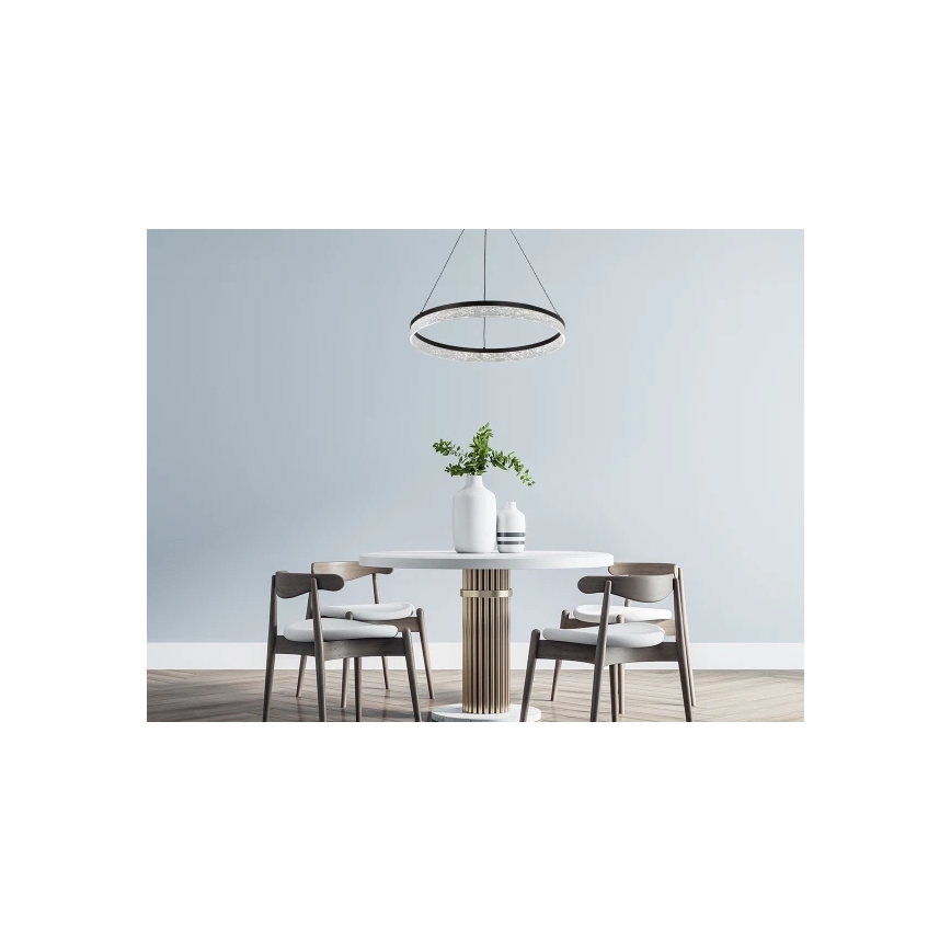 Dimbar LED-pendellampa på vajer ALIANZ LED/45W/230V 3000-6000K Ø 60 cm + fjärrkontroll