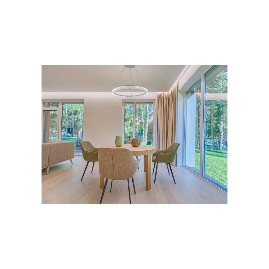 LED dimbar pendellampa på vajer ALIANZ LED/45W/230V 3000-6000K Ø 60 cm + fjärrkontroll