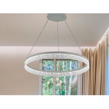 LED dimbar pendellampa på vajer ALIANZ LED/45W/230V 3000-6000K Ø 60 cm + fjärrkontroll