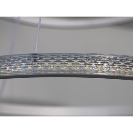 LED-dimbar pendellampa på kabel LED/55W/230V 3000-6500K diam. 60 cm + fjärrkontroll