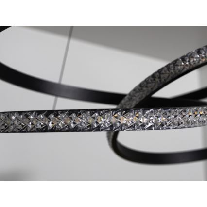 LED-hänglampa på vajer, dimbar, LED/90W/230V 3000-6500K Ø 47 cm + fjärrkontroll