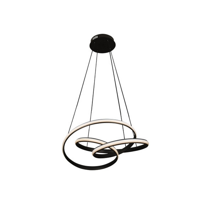 Dimbar LED-pendel på vajer LED/85W/230V 3000-6500K Ø 49 cm + fjärrkontroll